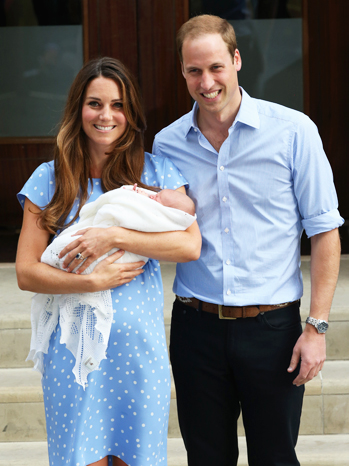 The Duke And Duchess Of Cambridge Leave The Lindo Wing With Their Newborn Son