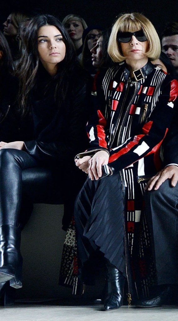 Topshop Unique: Front Row - London Fashion Week AW14