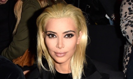 Kim Kardashian Platinum Blonde
