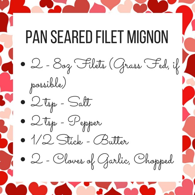 Pan Seared Filet Mignon