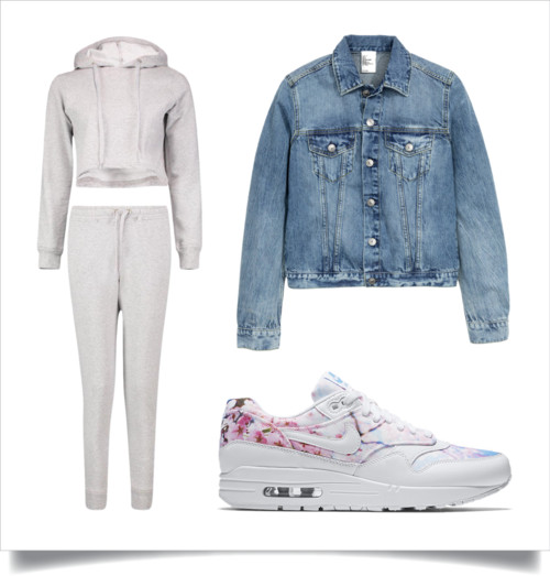 Set | Denim Jacket | Sneakers