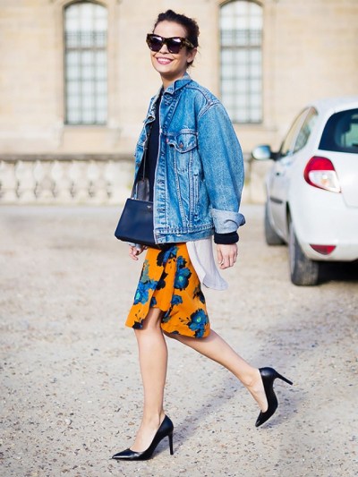 Oversized Denim Street Style