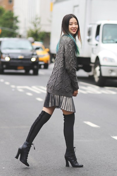 Oversized Sweater Street Style